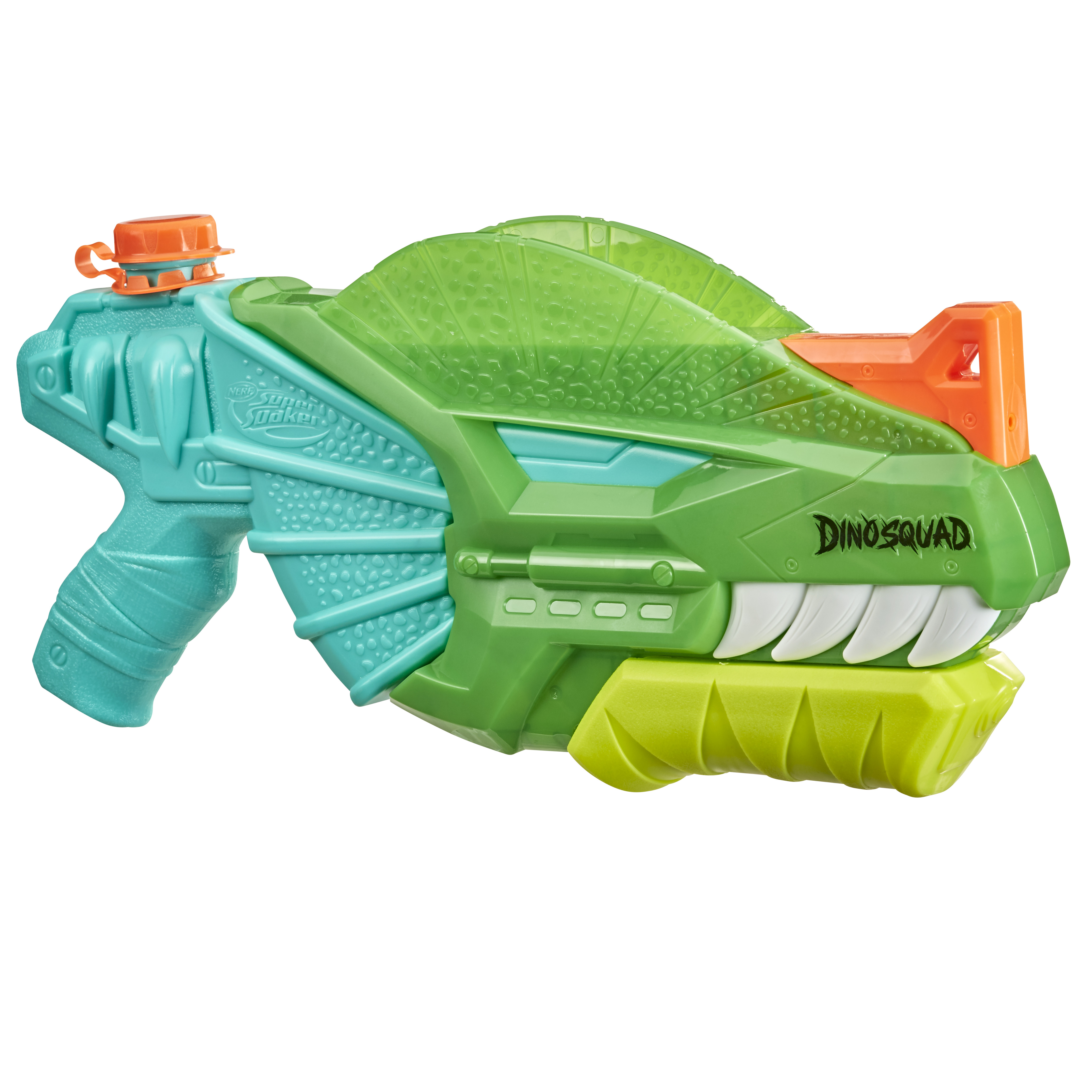 Hasbro Super Soaker Nerf Super Soaker DinoSquad, Blaster à Eau Dino-Soak à Pompe, Jeux d'eau extérieurs pour s'arroser l'été